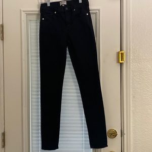 AGOLDE black denim high rise skinny jeans.New Condition. Size 25